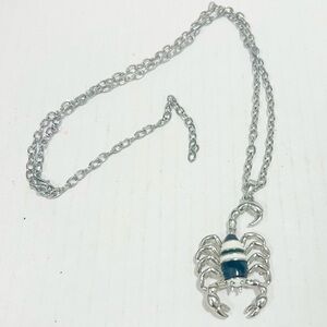 New Silver-Tone Stainless Steel Scorpion Cable Chain unisex Necklace